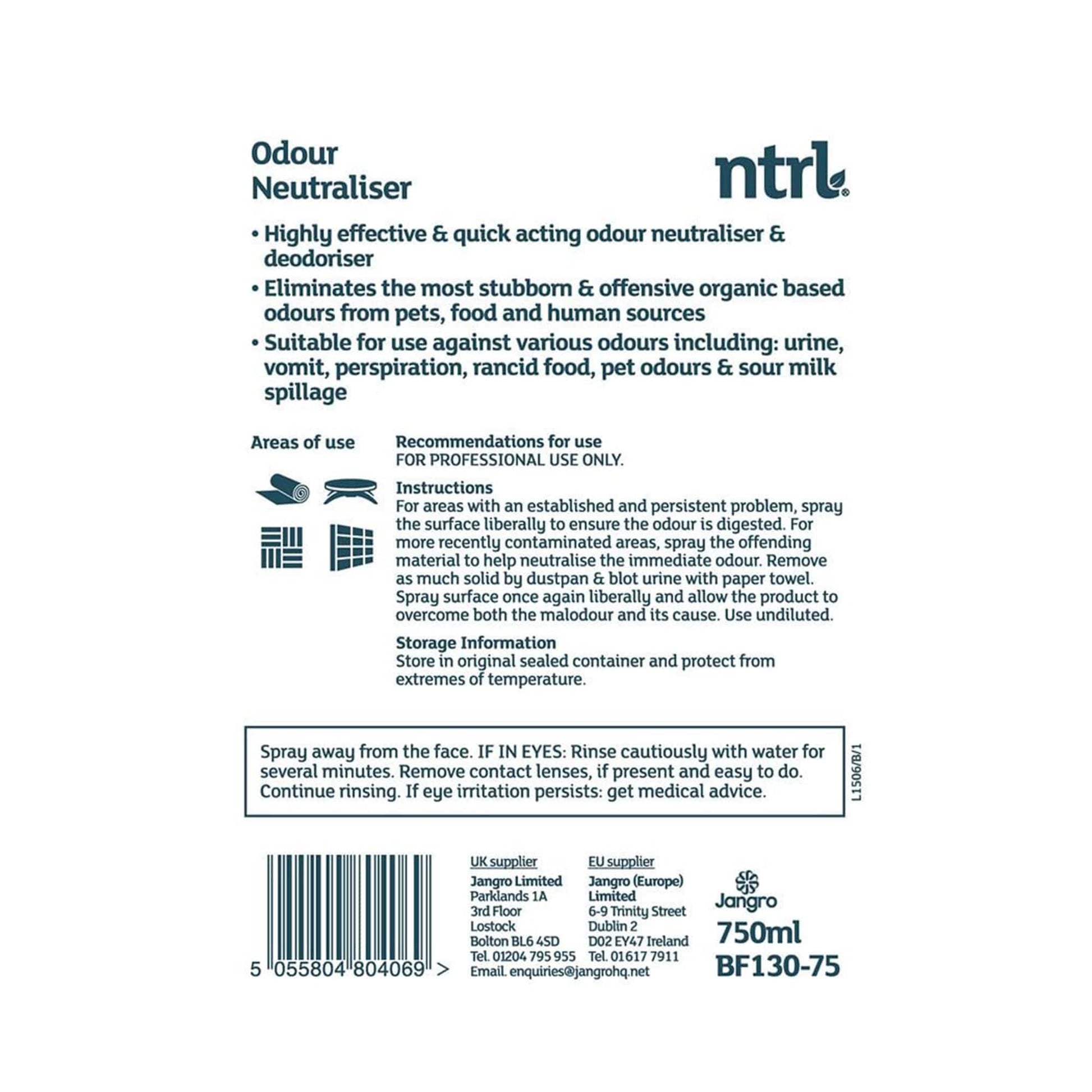 BF130  trigger bottle odour neutraliser