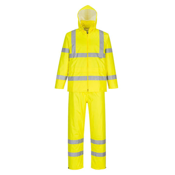 Portwest Hi Vis Packaway Rainsuit H448