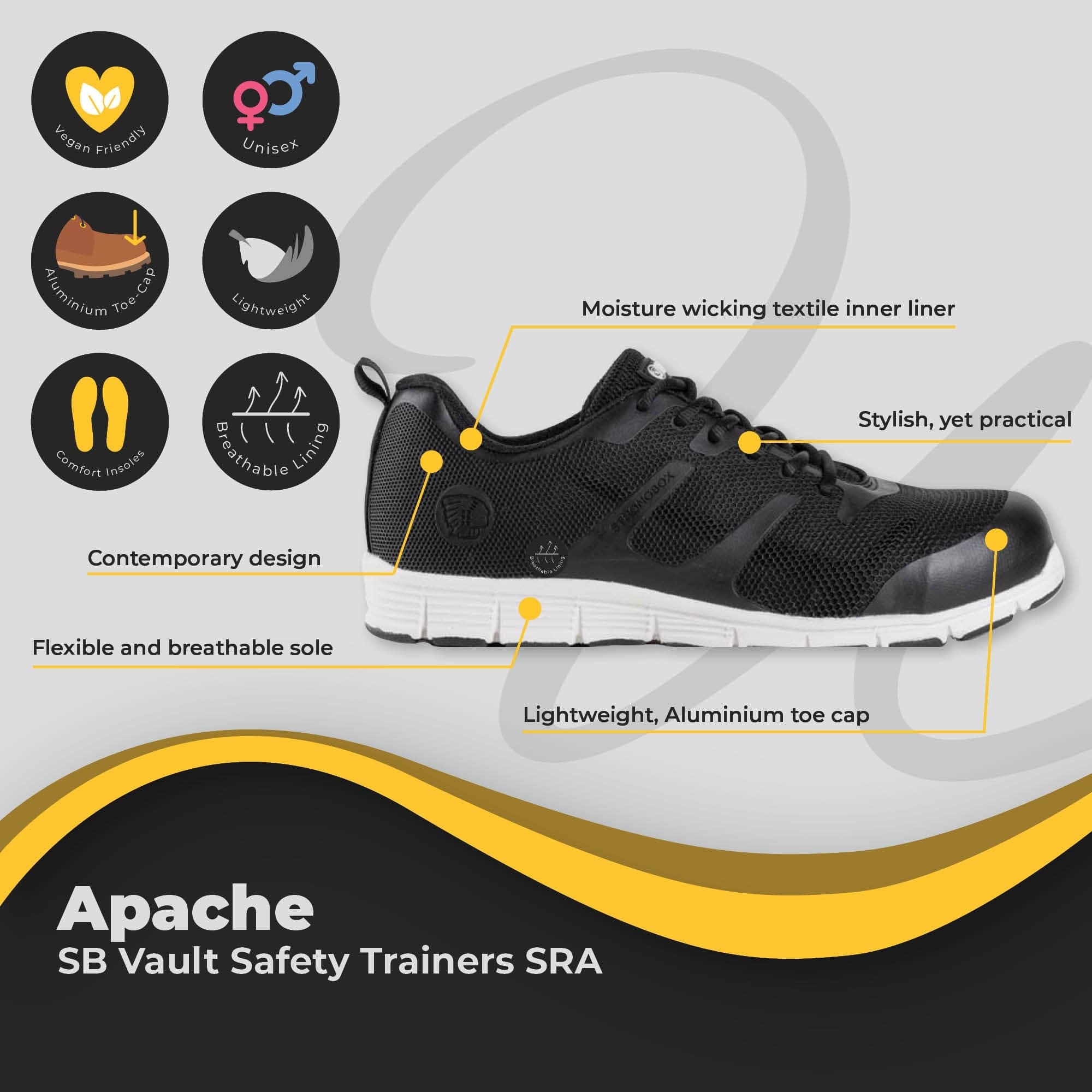 Apache vault cheap safety trainer