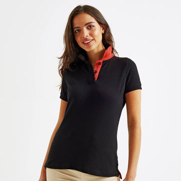 Asquith & Fox Women's Contrast Polo AQ022