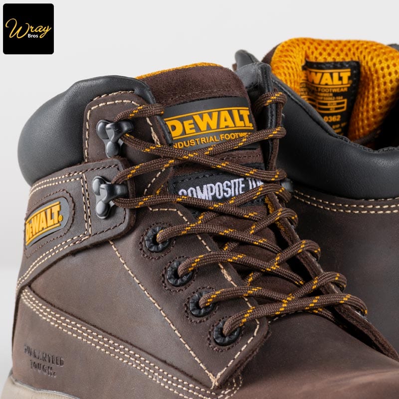 Dewalt boot hot sale laces tan