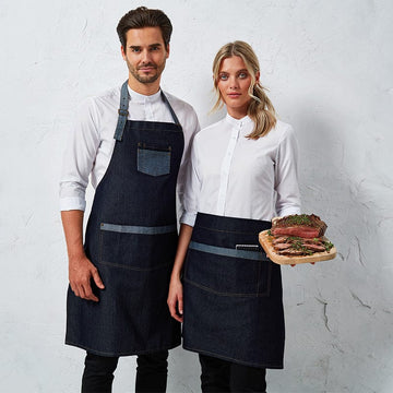 Premier Jean Stitch Denim Apron PR126