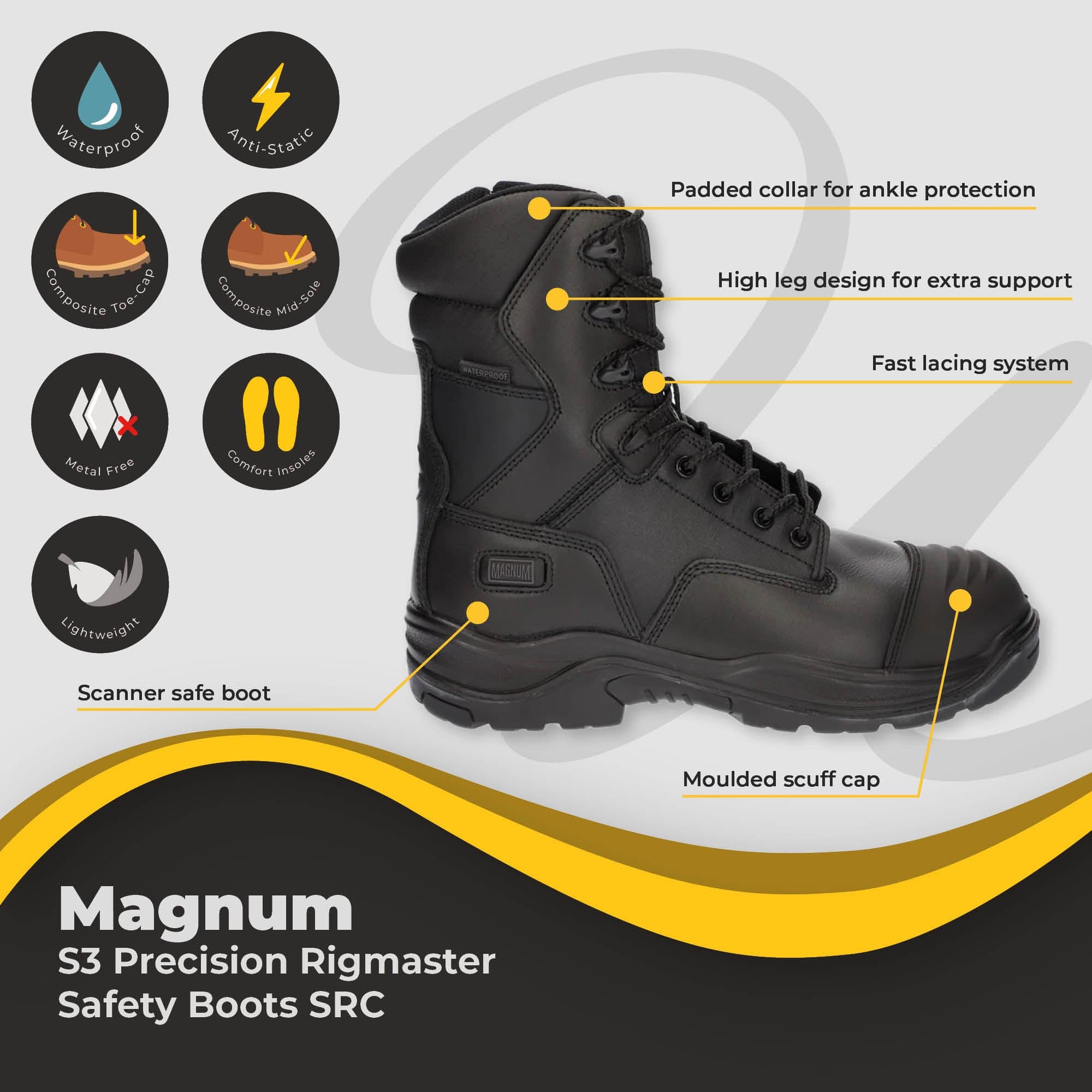 Magnum sale rigmaster boots