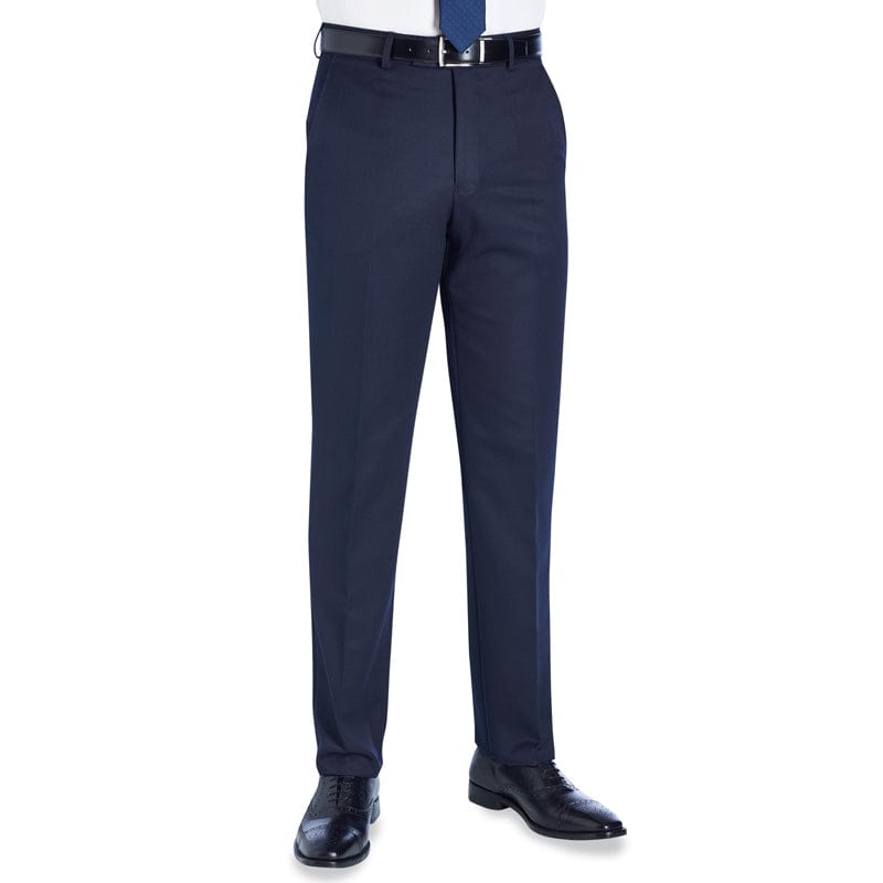 Mens Flat Front Pants (KN) - The Uniform Store