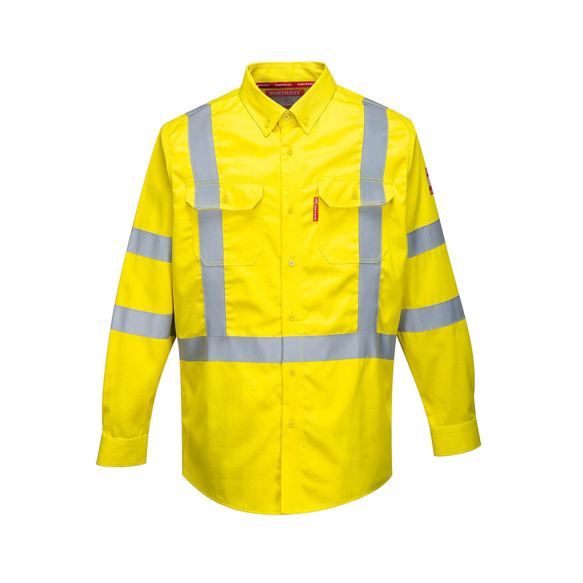 portwest bizflame fr hi vis shirt fr95