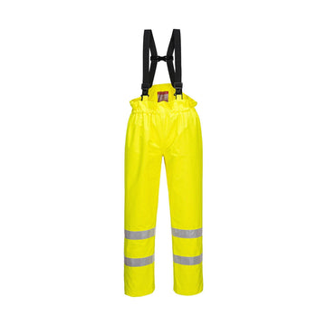 Portwest Bizflame Rain Unlined Hi-Vis FR Trousers S780