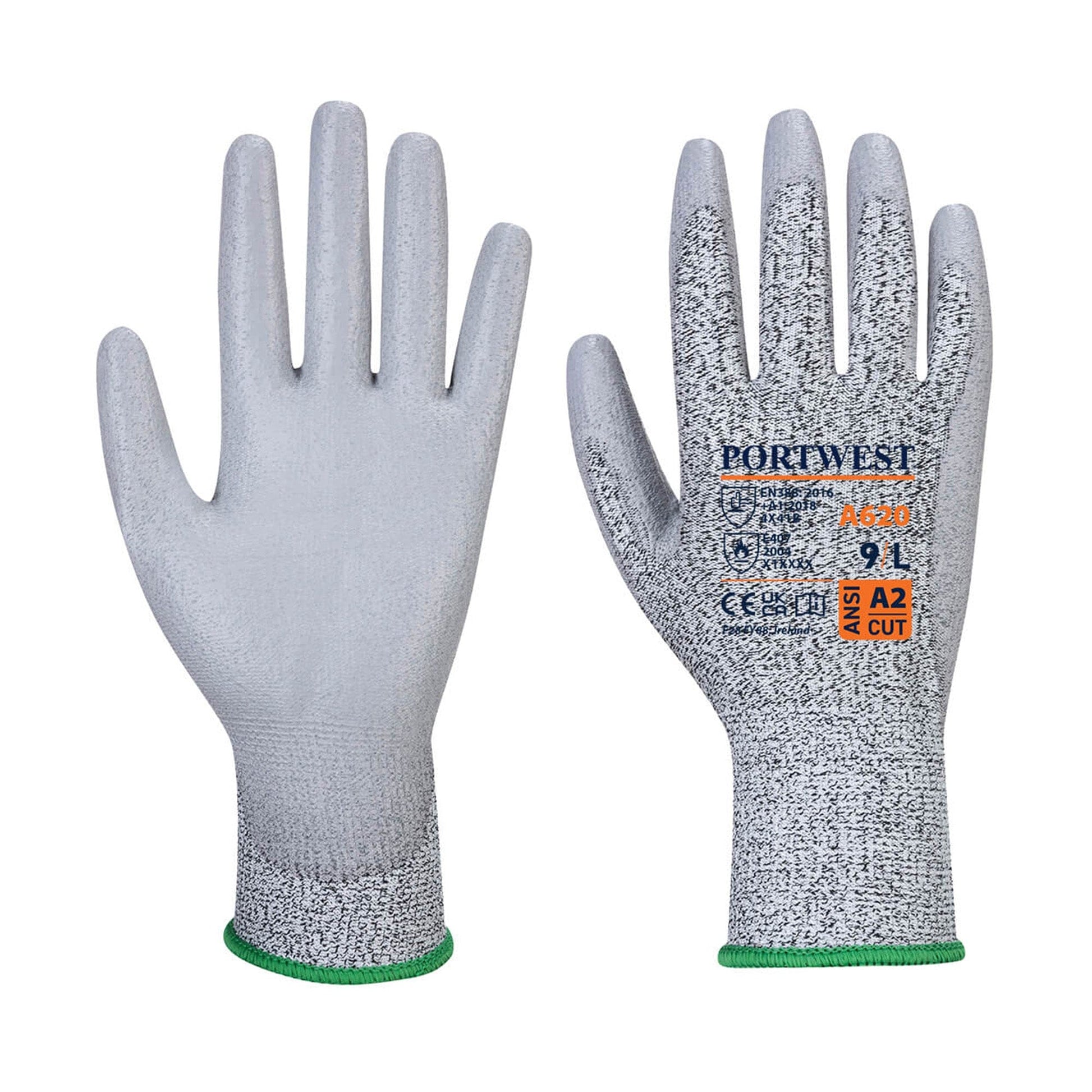 Portwest LR Cut PU Palm Glove A620 Double