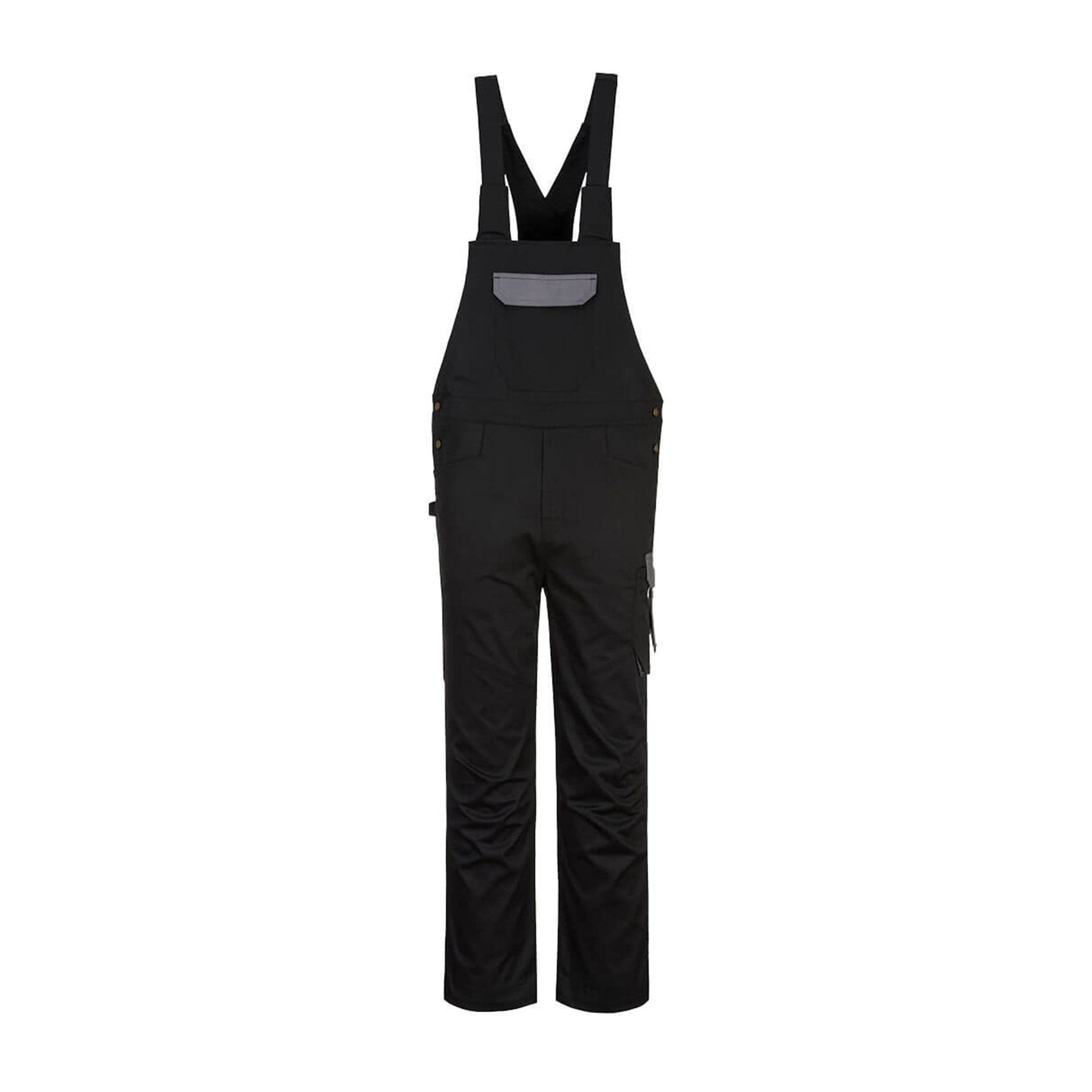 Portwest PW2 Bib & Brace PW243 Black/Zoom Grey