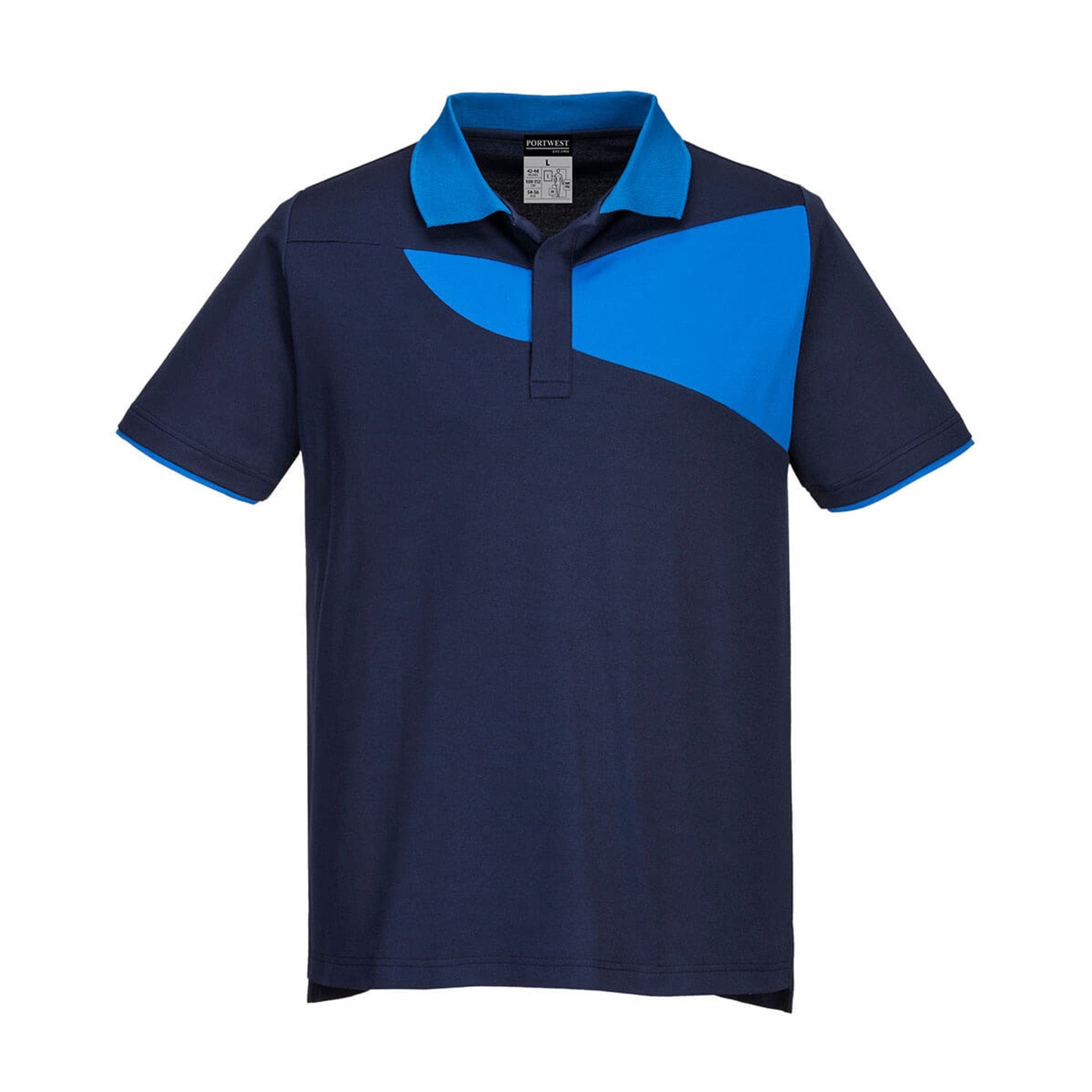 Portwest PW2 Cotton Comfort Polo Shirt PW210 Navy/Royal