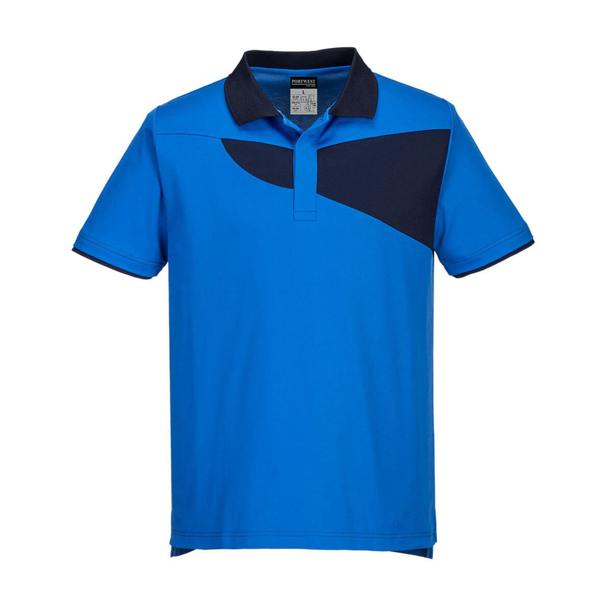 Portwest PW2 Cotton Comfort Polo Shirt PW210 Royal/Navy