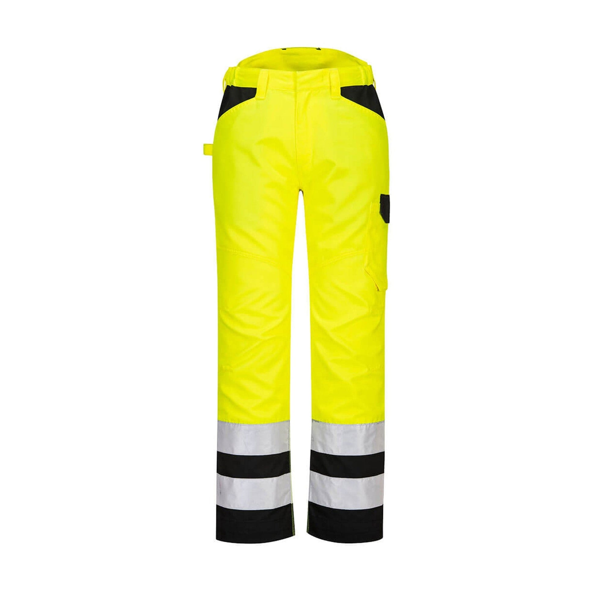 Portwest PW2 Hi Vis Service Trousers PW241 Yellow/Black