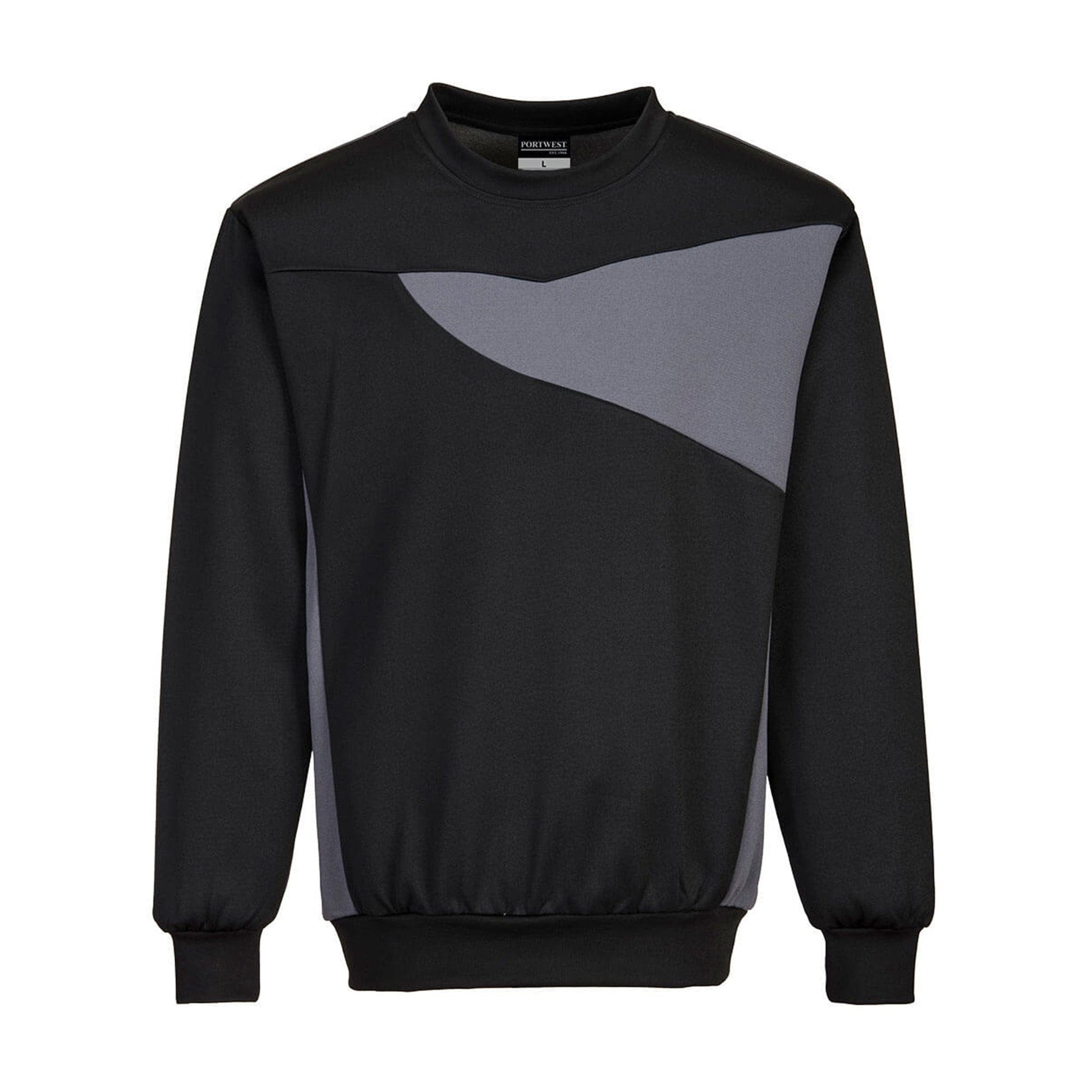 Portwest PW2 Sweatshirt PW273 Black/Zoom Grey