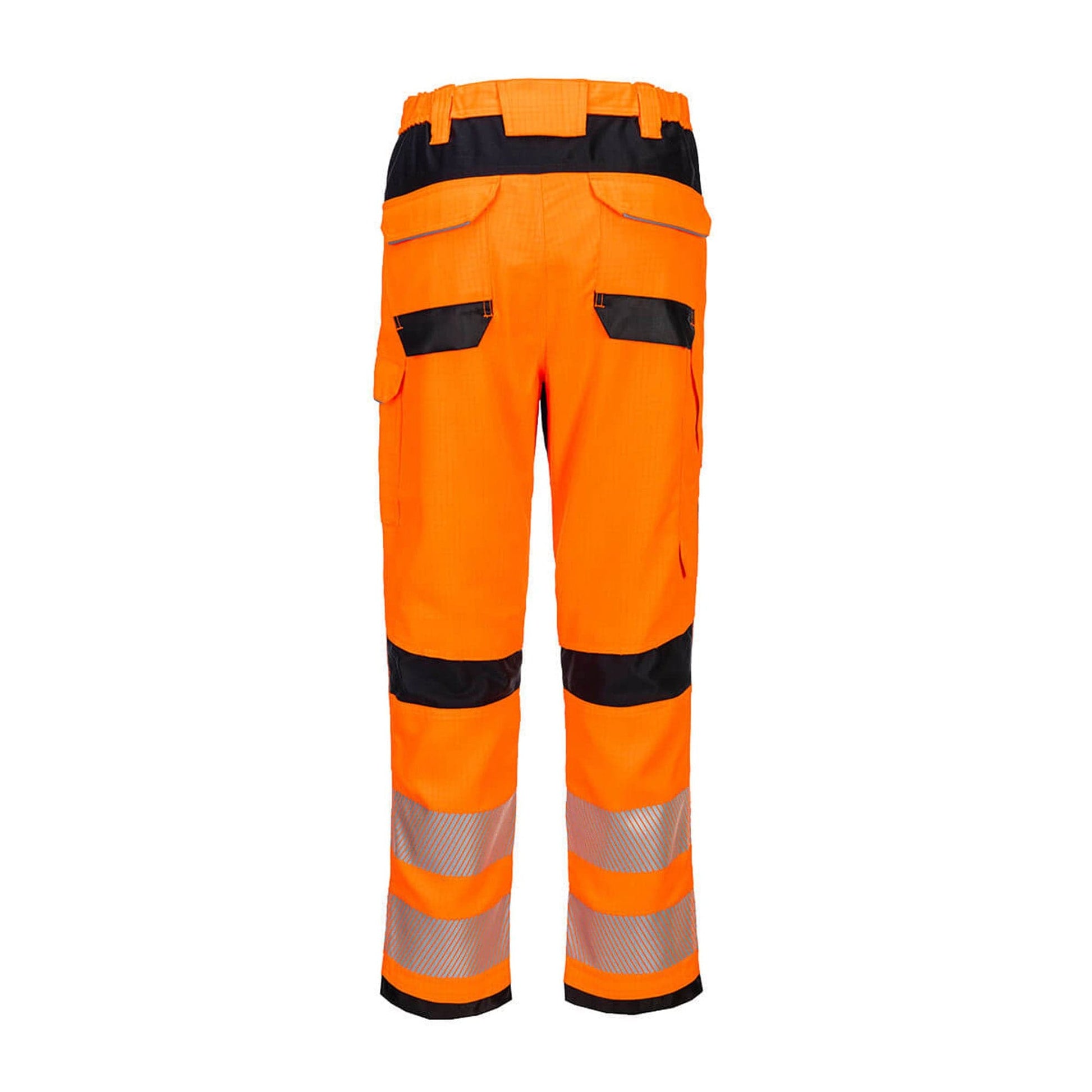 Portwest PW3 Flame Resistant Hi Vis Work Trousers FR414 Reverse