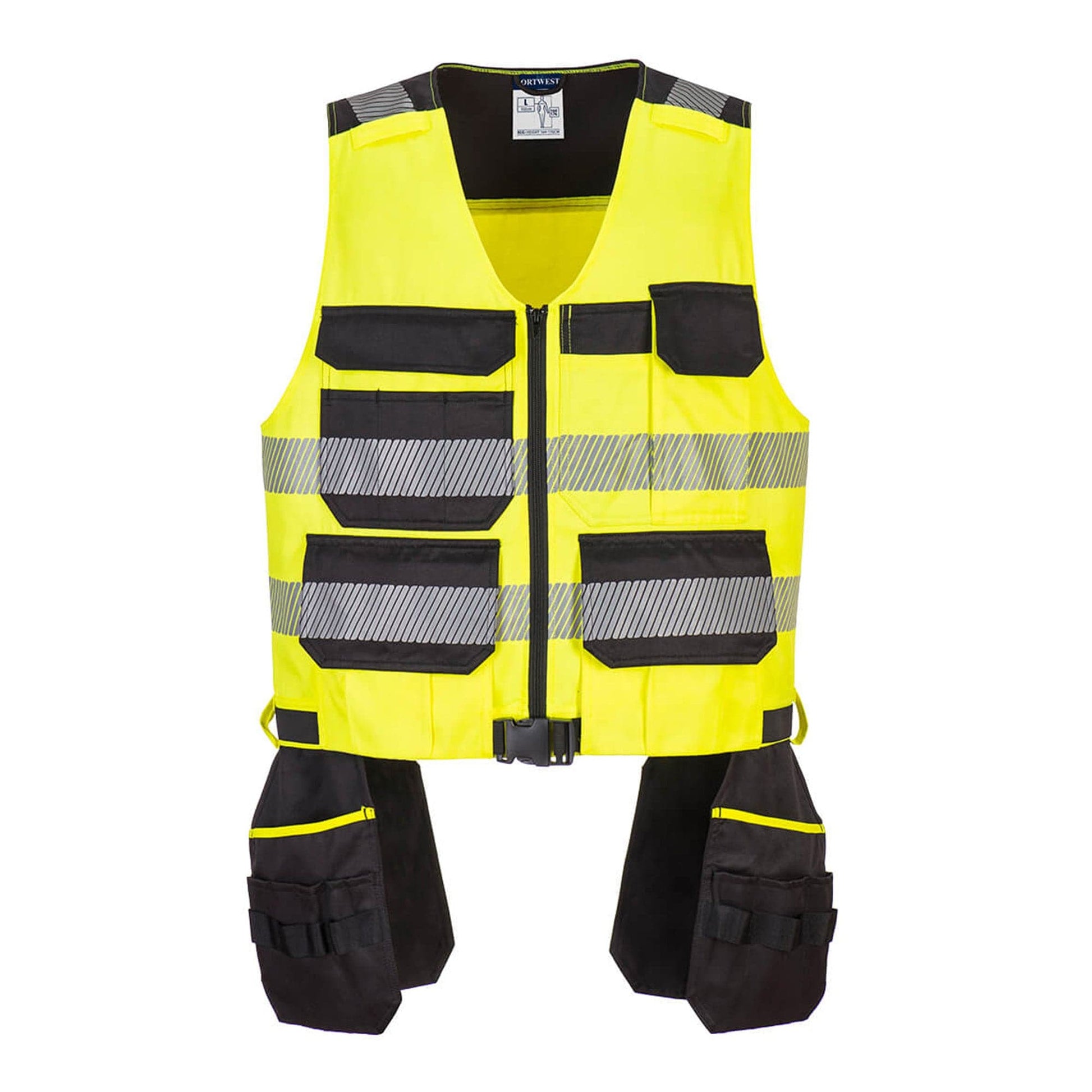 Portwest PW3 Hi Vis Class 1 Tool Vest PW308