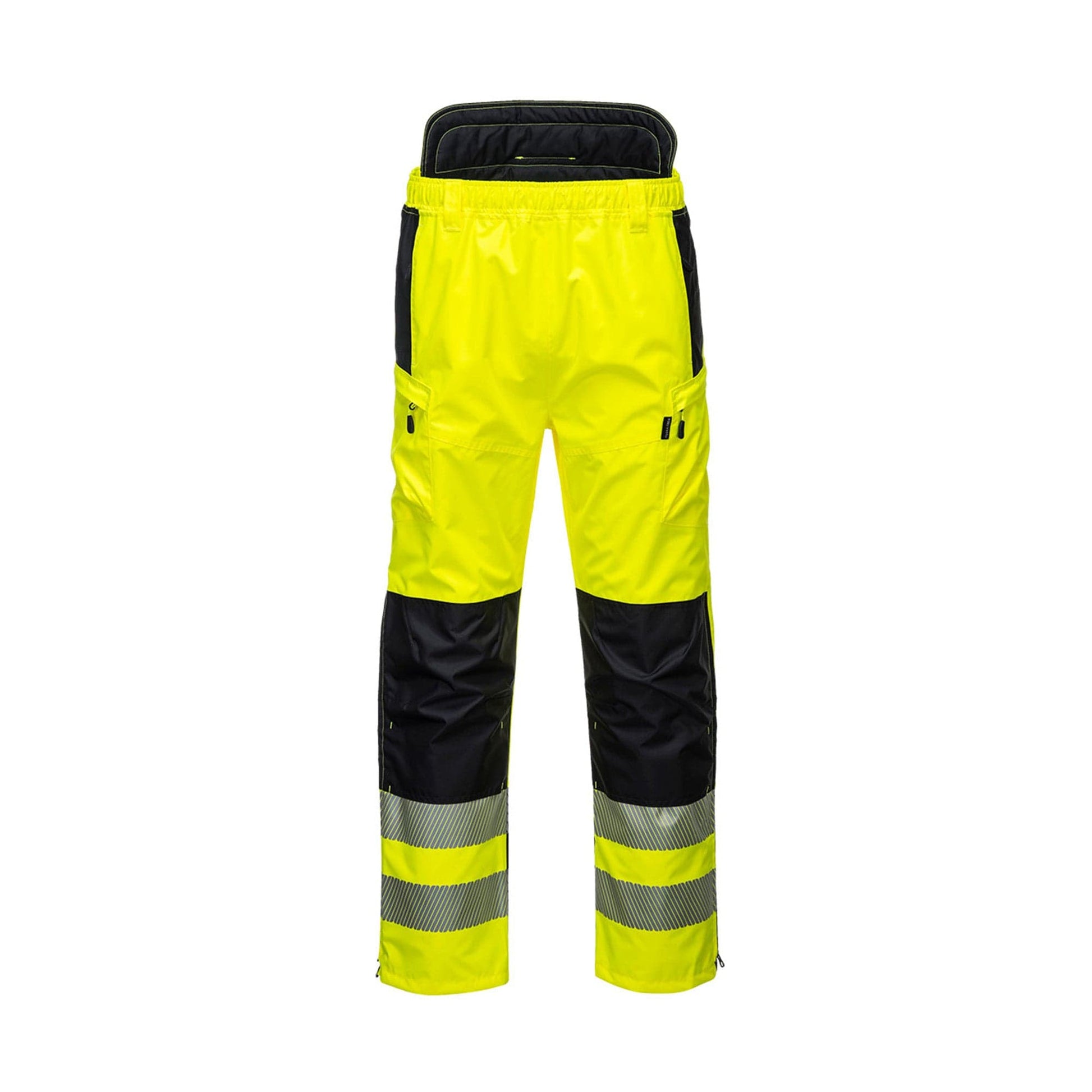 portwest pw3 hi vis extreme rain trousers pw342 yellow