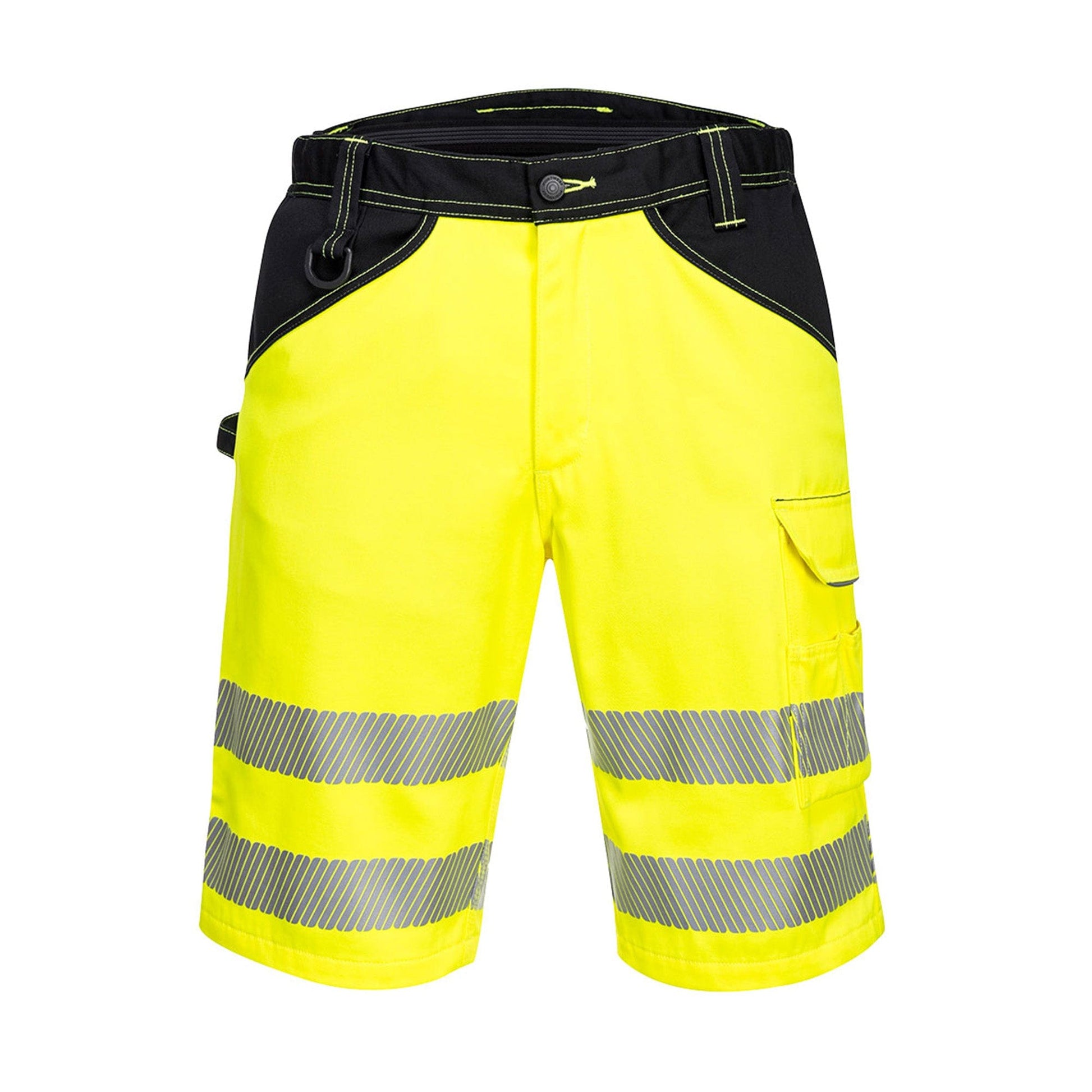 Portwest PW3 Hi Vis Shorts PW348 Yellow/Black