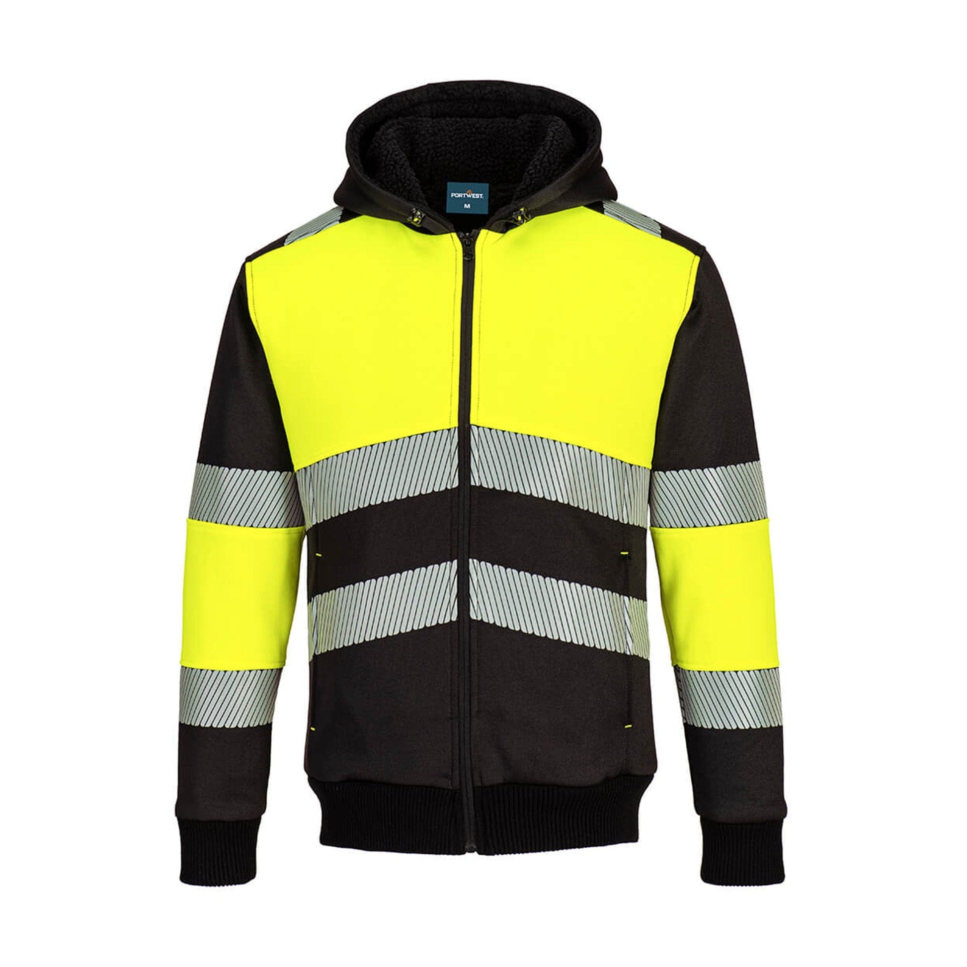 Portwest PW3 Hi Vis Zipped Winter PW377 Yellow/Black