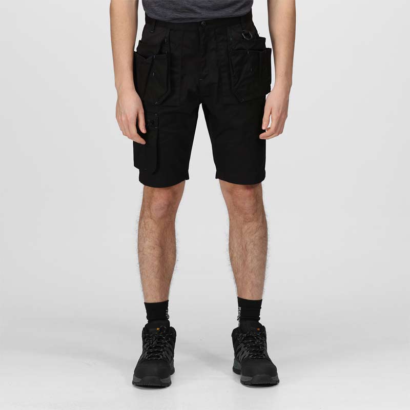 regatta incusion shorts black trj394 model front