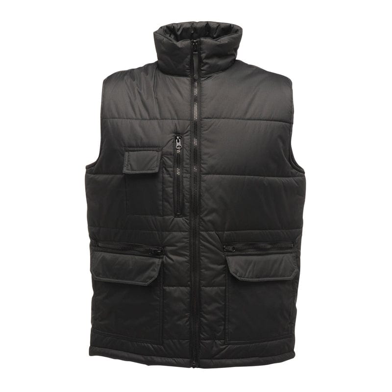 regatta steller multi zip bodywarmer tra803 black