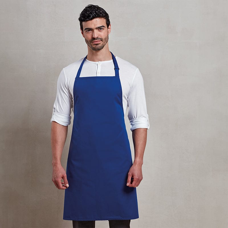 royal blue anti microbal  apron model