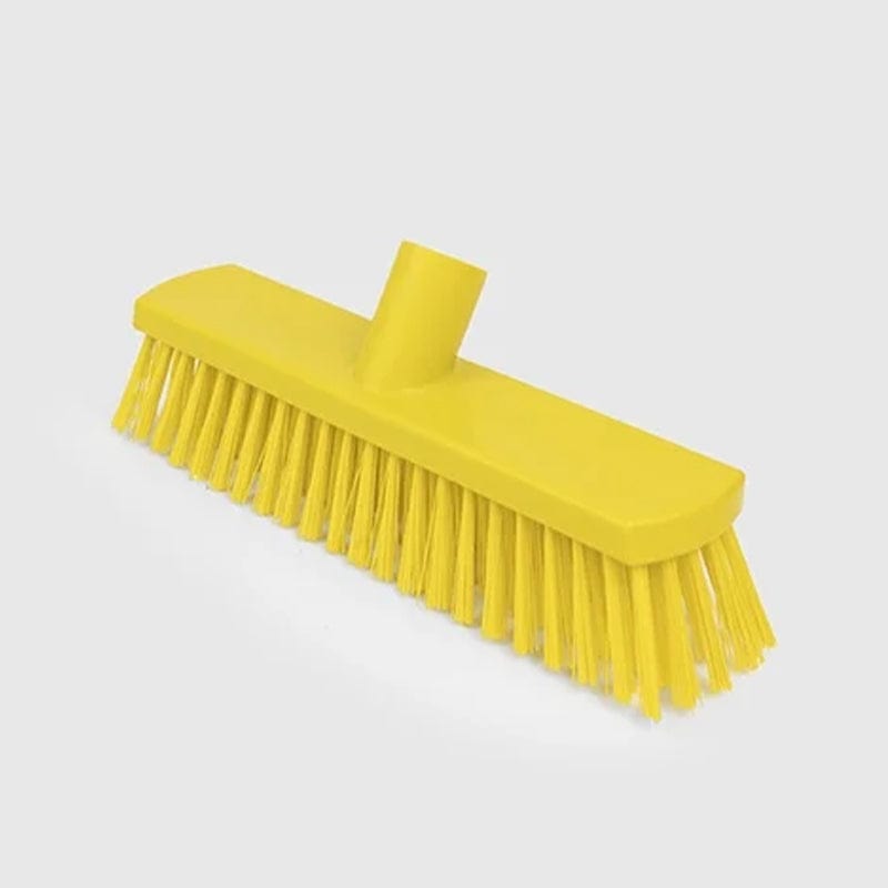 yellow stiff filiments cleaning brush