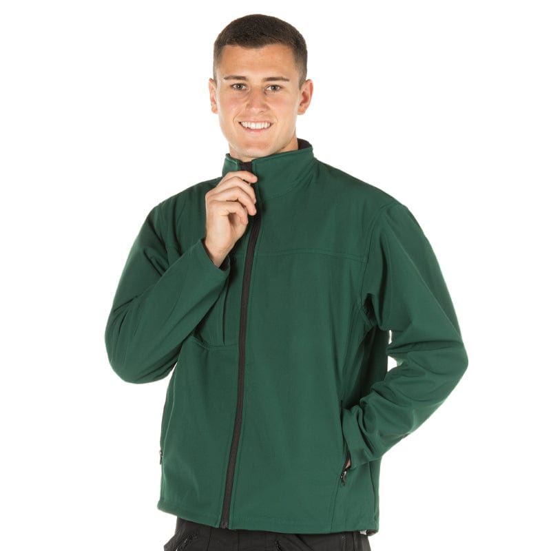 Mens green 2025 softshell jacket