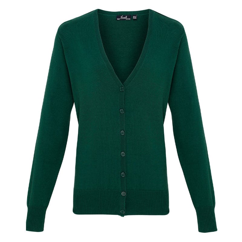 bottle green soft touch cardigan pr697