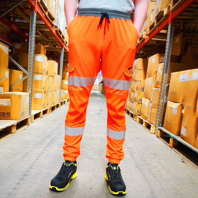 leo workwear hawkridge ecoviz hi vis jogger