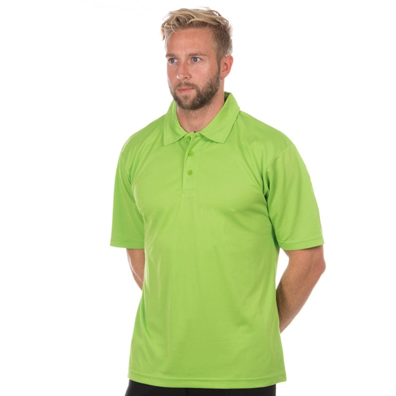 Lime green polo top shirt