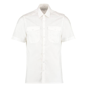 Kustom Kit Men's Pilot Short Sleeve Shirt