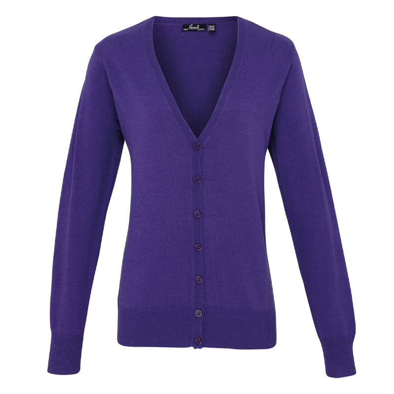 purple ladies cardigan pr697