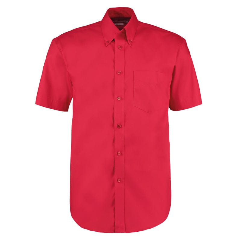 Kustom Kit Men s Oxford Short Sleeve Shirt
