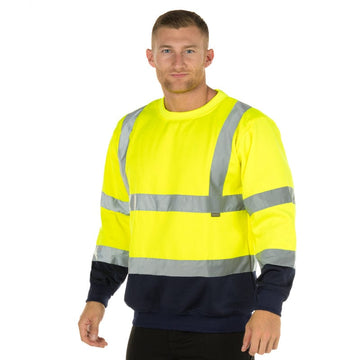 Portwest Two Tone Hi Vis Sweatshirt B306