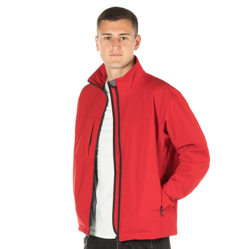 Mens red clearance softshell jacket