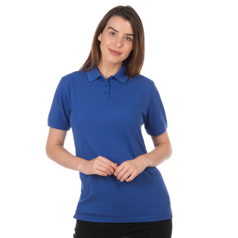 Royal blue 2024 collared shirt womens