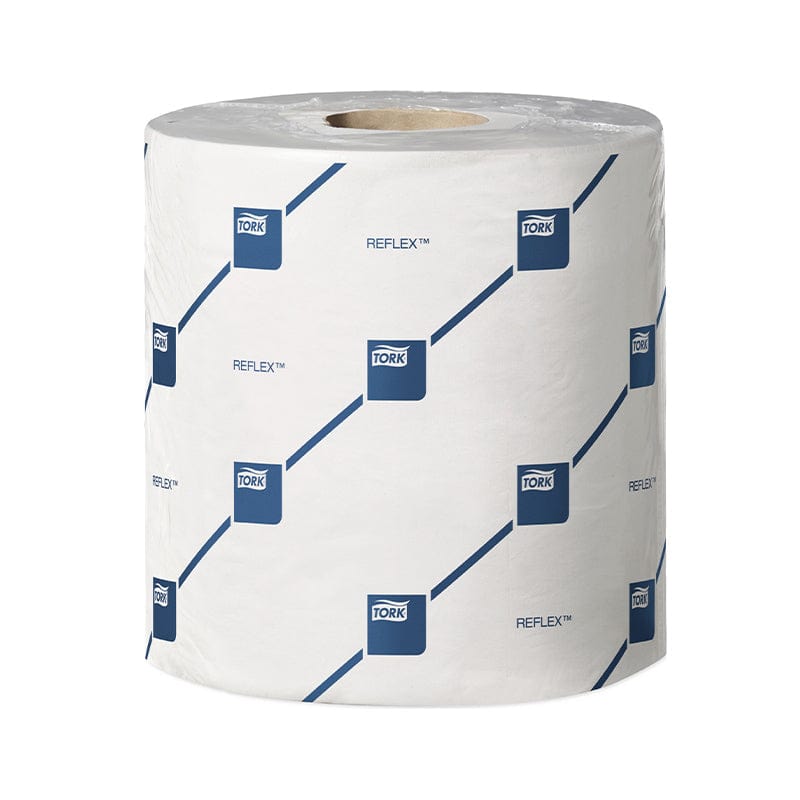 tork reflex rolls 150m x 6 white 2ply