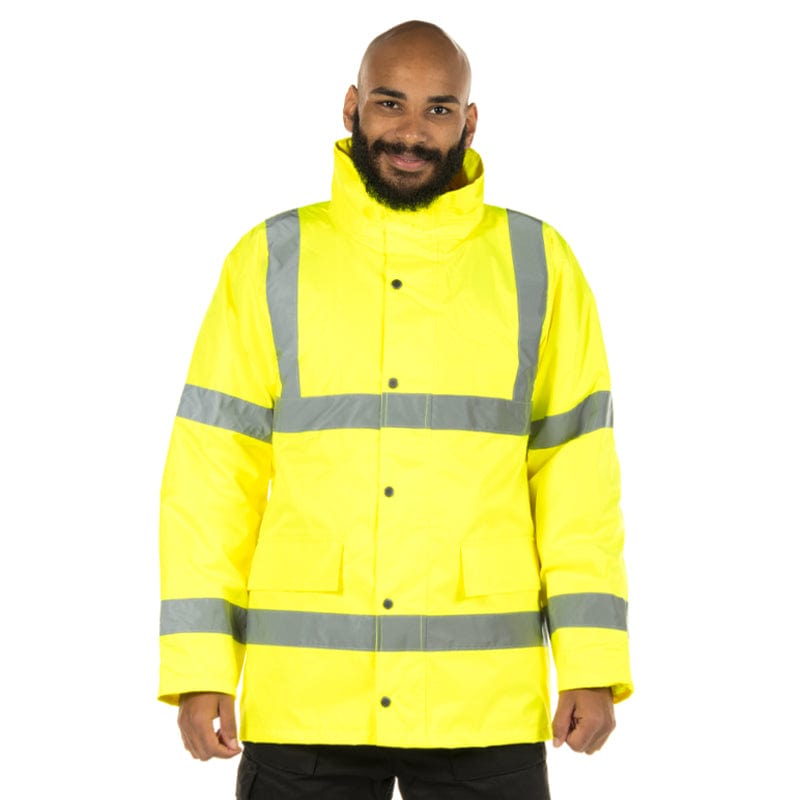 Thermal hi vis coat sale